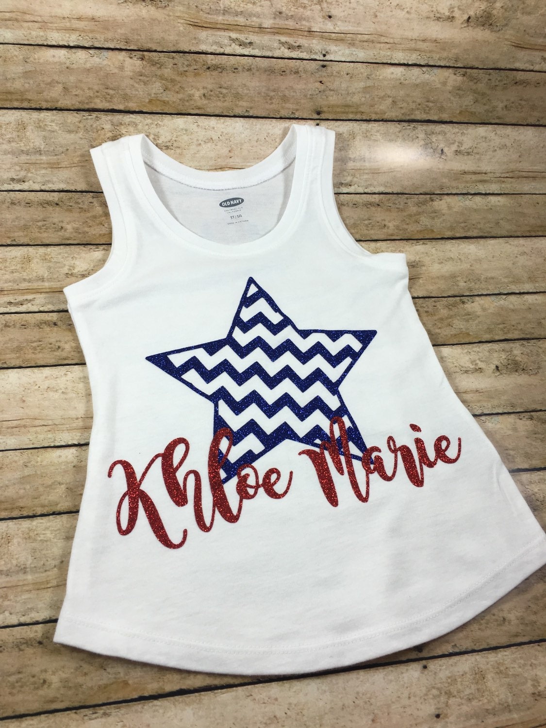 Girls' Personalized FOURTH of JULY Shirt by 459CreativeDesigns