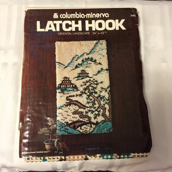 Latch Hook Rug Canvas ColumbiaMinerva Rug Pattern only.