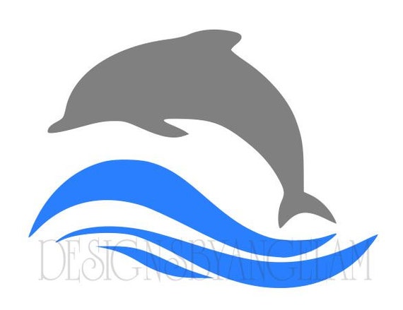 Download Dolphin on water SVG Digital cutting file Instant Download ...