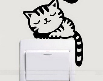 etsy wallcat house decal