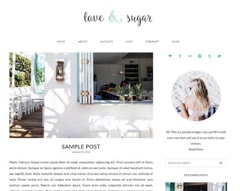 WordPress theme, WordPress template, Responsive WordPress Theme, WordPress Feminine Theme, Genesis child theme, Blog, WordPress theme food