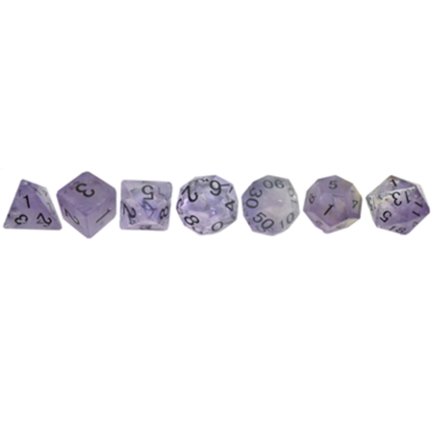 amethyst gemstone polyhedral dice amethyst gemstone polyhedral dice