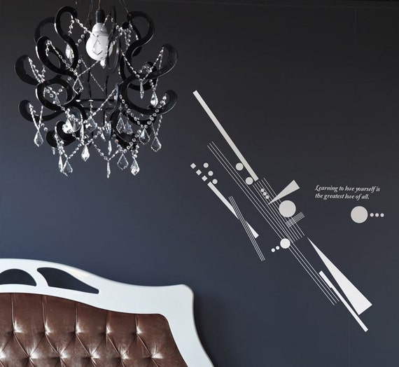 Geometric Abstraction Style Wall Sticker Wall Decal