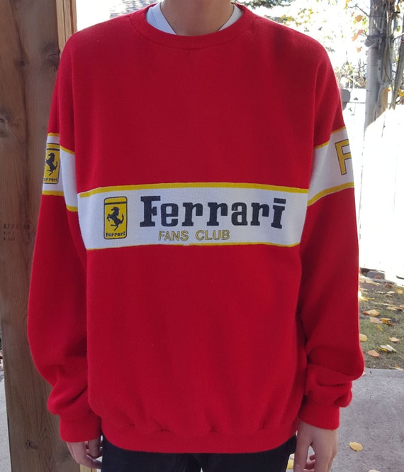 ferrari sweatshirt vintage