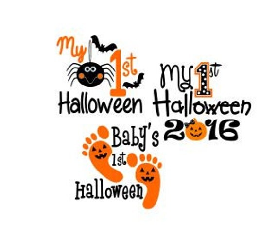 Download My 1st Halloween SVG DXF PS Ai and Pdf Digital Files for