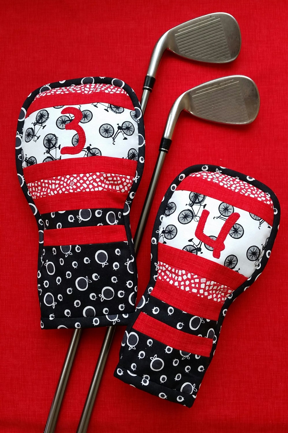 Golf Club Head Cover Sewing Pattern Lots of Stripes