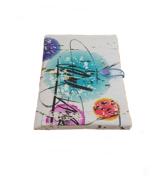 Fabric book cover, notebook cover, journal cover, fabric cover for books, book protector, journal reusable book cover, traveler book cover