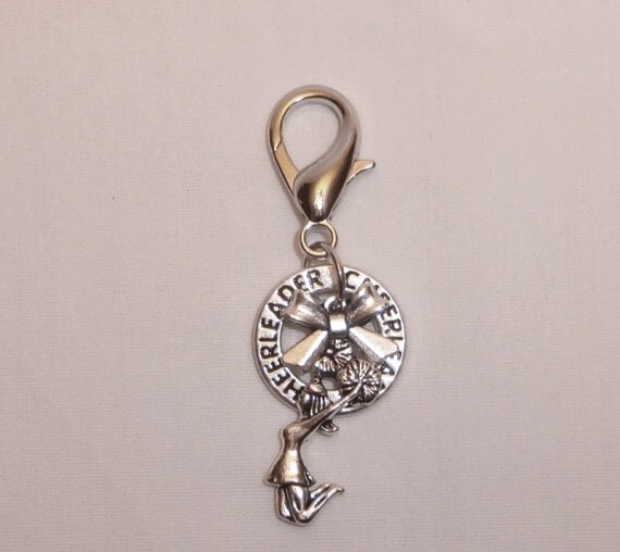 Cheerleader Cheerleading Zipper Pull by