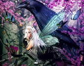 The watcher in the woods - Fantasy, fairy photo manipulation digital art. The watcher in the woods - Fantasy, fairy photo manipulation digital art.