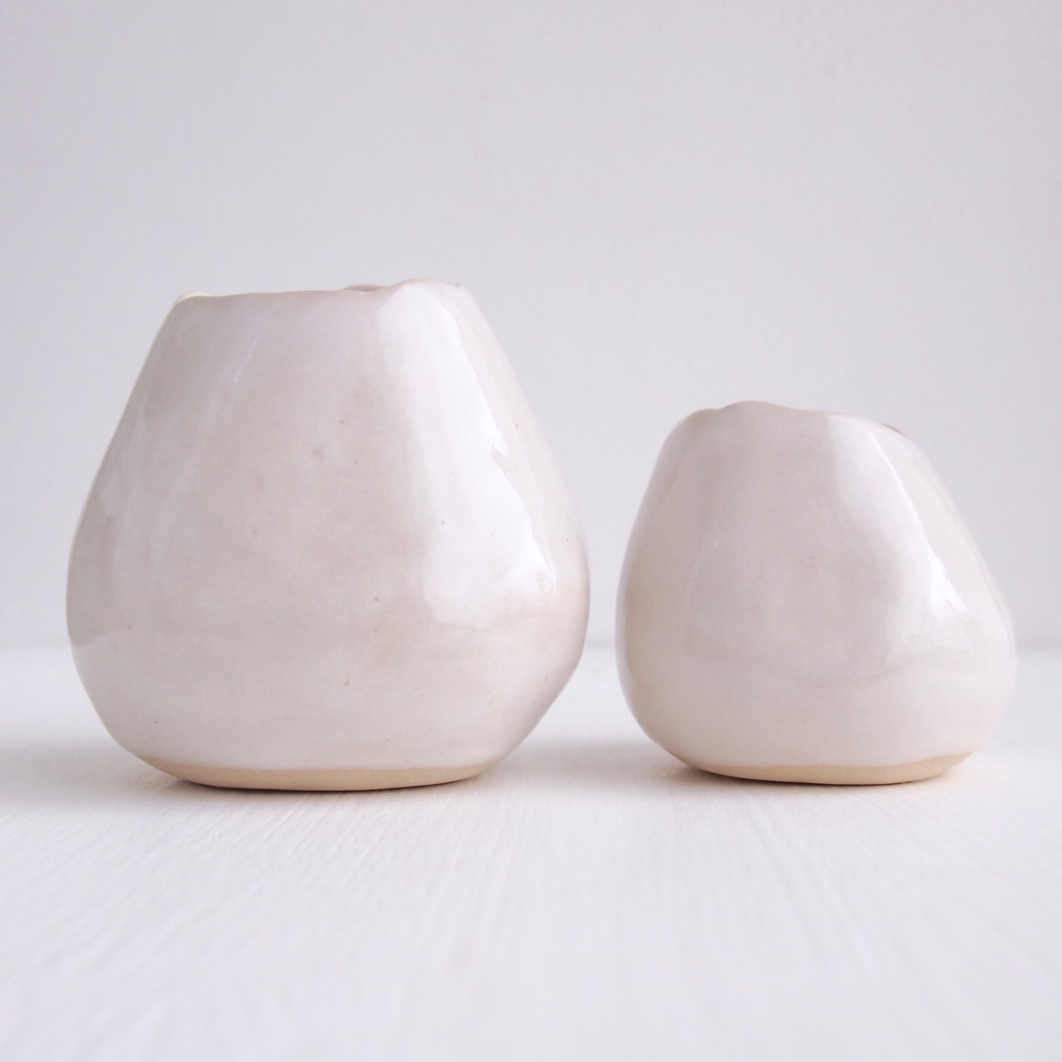 White ceramic bud vase white bud vase white vase white