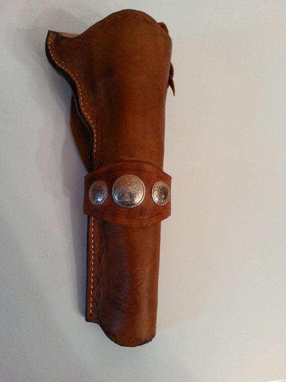 Leather Gun Holster for Ruger Vaquero .45 7 1/2 Barrel