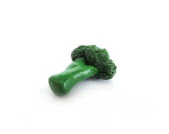 Broccoli - Choose your attachment! polymer clay charms, jewelry, keychains