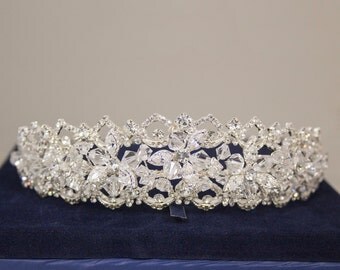 Sublime Wedding Tiara, Bridal Tiara, Rhinestone Bridal Tiara - HFF776620