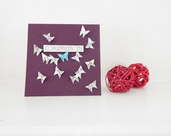 butterfly origami card