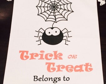 Halloween Bucket - Trick or Treat Bag - Kids Halloween - Personalized Halloween Bucket - Trick or Treat - Halloween bag