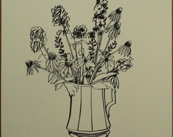 Tom Wesselmann Country Bouquet for Tammy lithograph