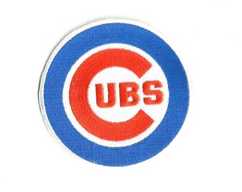 Chicago Cubs * 3.5" inch * Embroidered * Iron / Sew on * Applique / Patch * FREE SHIPPING *