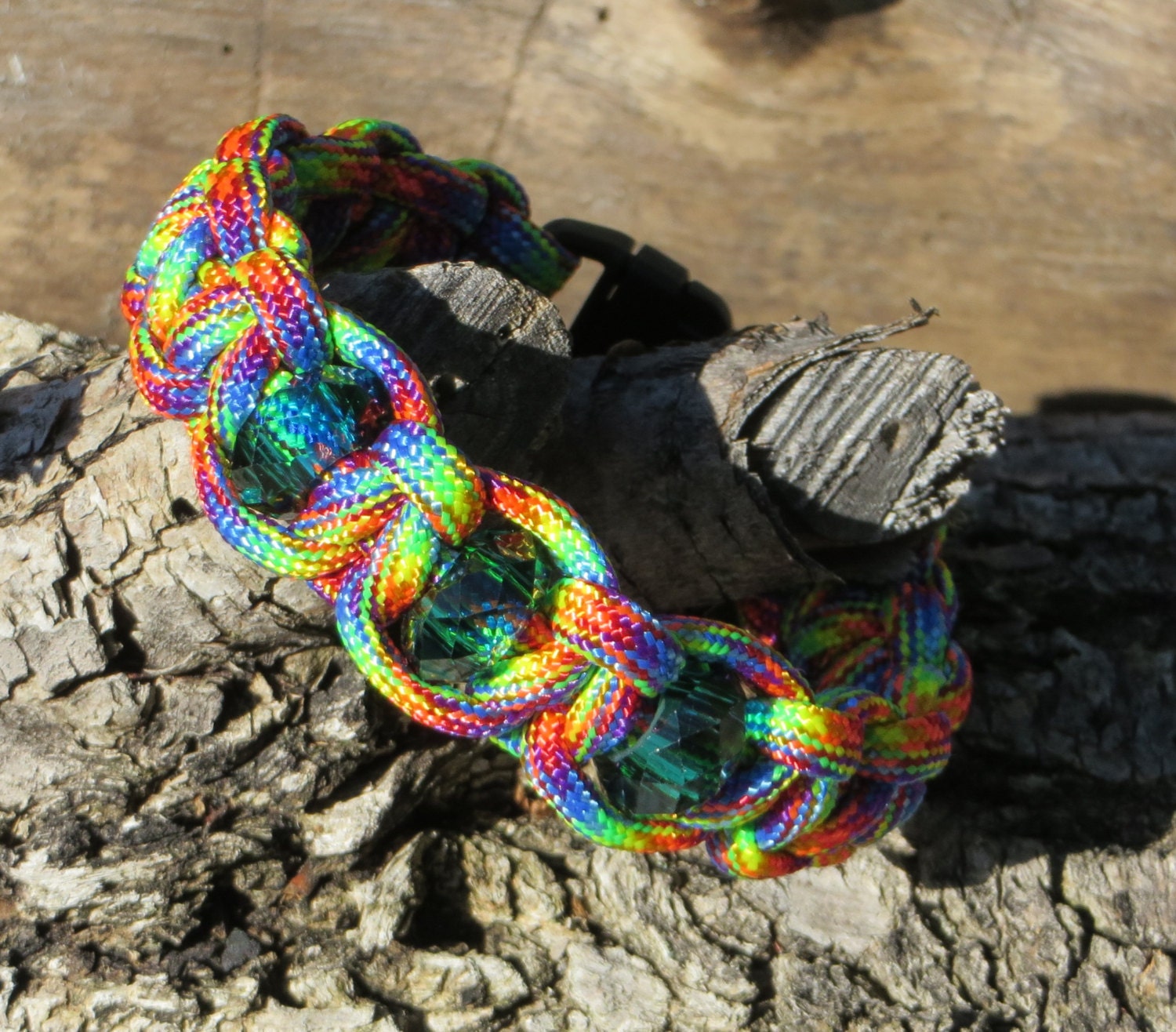 Rainbow Paracord Bracelet / Rainbow Bracelet / Paracord
