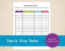 Popular items for blogging planner on Etsy