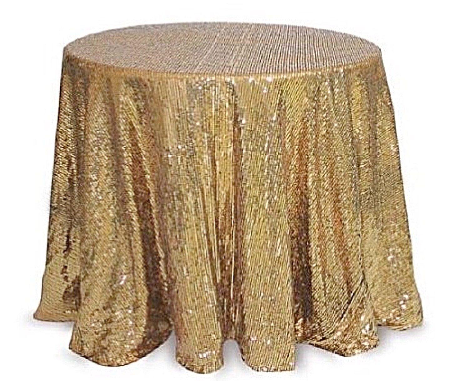 SALE! Gold sequin tablecloth, table runner, table overlay. Wedding