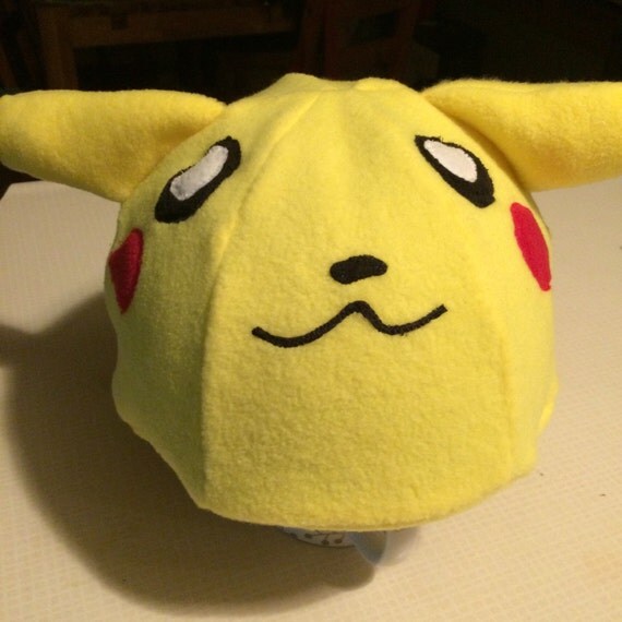 Items similar to Pokemon Handmade Snow Helmet Cover Ski Snowboard