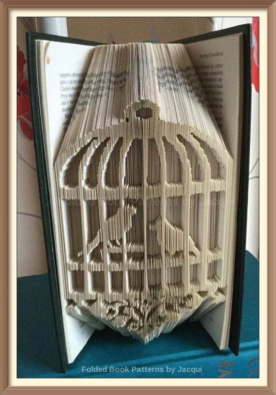 Bird Cage. Book Folding PATTERN