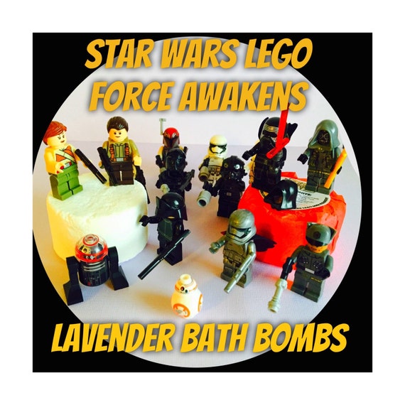 Set of 4 Star Wars Lego Kids Bath Bomb Toy Lavender
