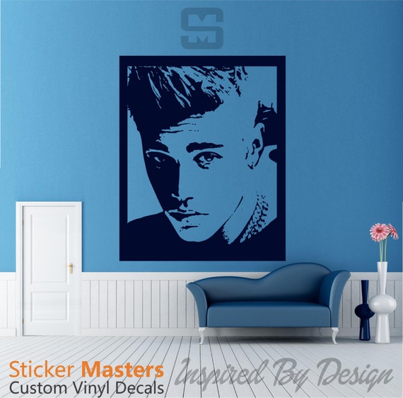 Jual Wall Sticker Justin Bieber - Stiker Dinding Murah