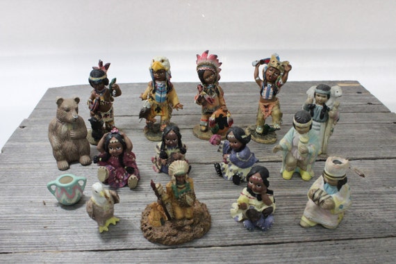 small native american figurines