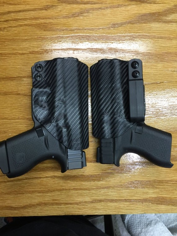 Items similar to Kydex Holster IWB G42 Glock 42 Blk Carbon Fiber on Etsy