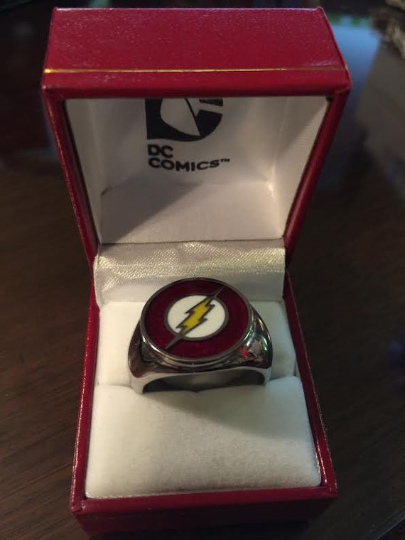 Barry Allen The Flash Costume Ring cw / tv / by SuperheroJewelry