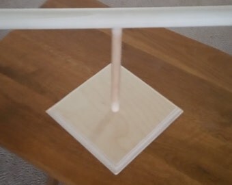 Custom Printed Base T Bar Jewelry Display Pick Your Own Height