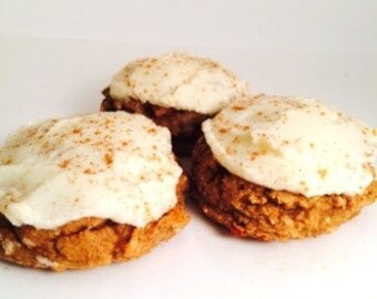 Low Carb Cinnamon Roll Cookies, Gluten Free, Buttercream Frosting, Low Sugar, High Protein, Low Calorie, Diabetic Friendly