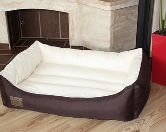 Dog bed/Dog couch with removable cover, 92 x 65 cm