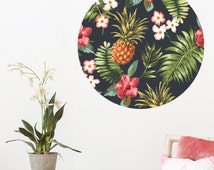 Popular items for pineapple wall decal on Etsy