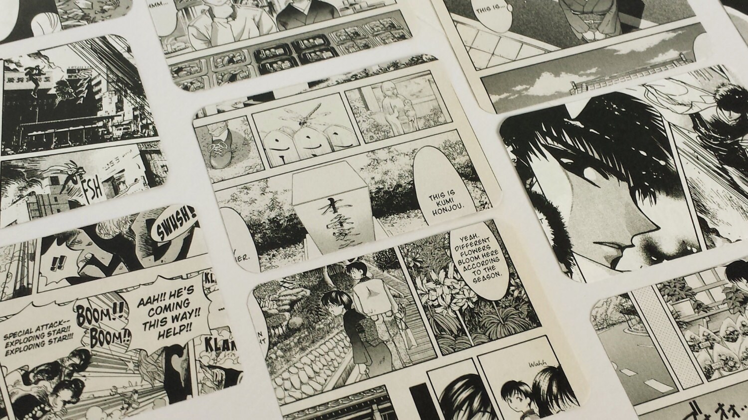 Manga Anime Ephemera, Japanese Comic Paper, Mixed Media Material, Art ...
