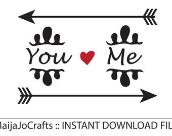Love SVG DXF Cricut downloads Silhouette files Cricut designs Arrow Svg Silhouette downloads wedding svg Bridal svg valentines day svg