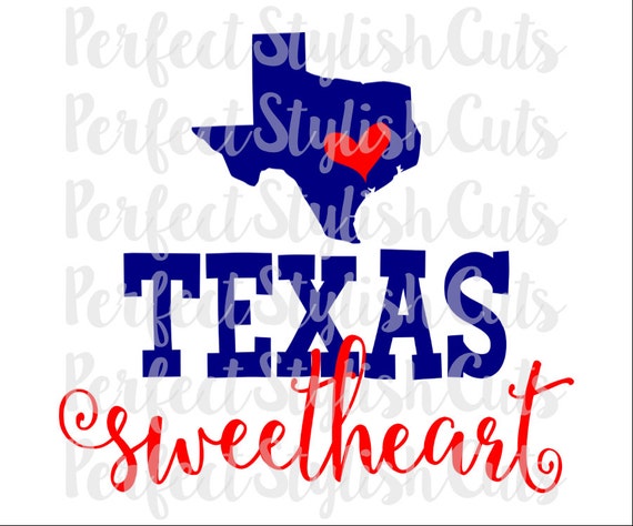 Download Texas Sweetheart SVG DXF EPS png Files for Cutting Machines