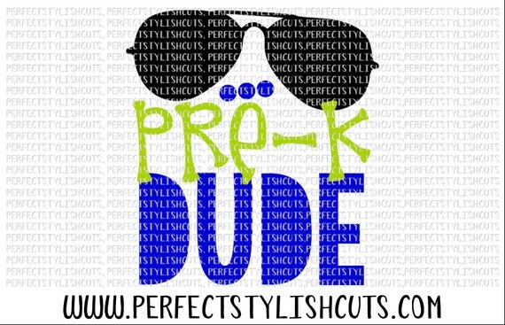 Download Pre-K Dude SVG DXF EPS png Files for Cutting Machines Cameo