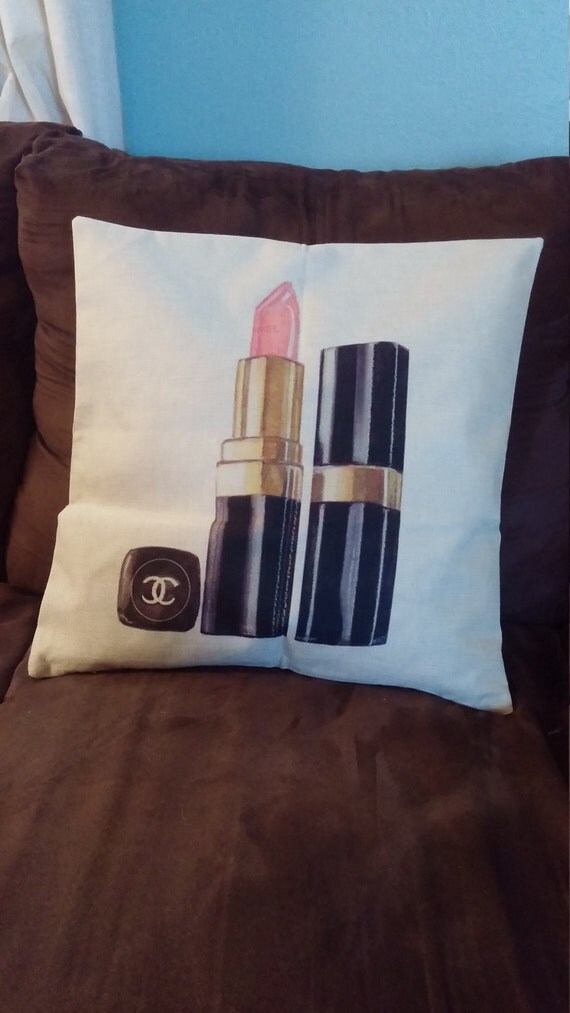 Chanel Lipstick Pillow Case by AUDILOVESETSY on Etsy