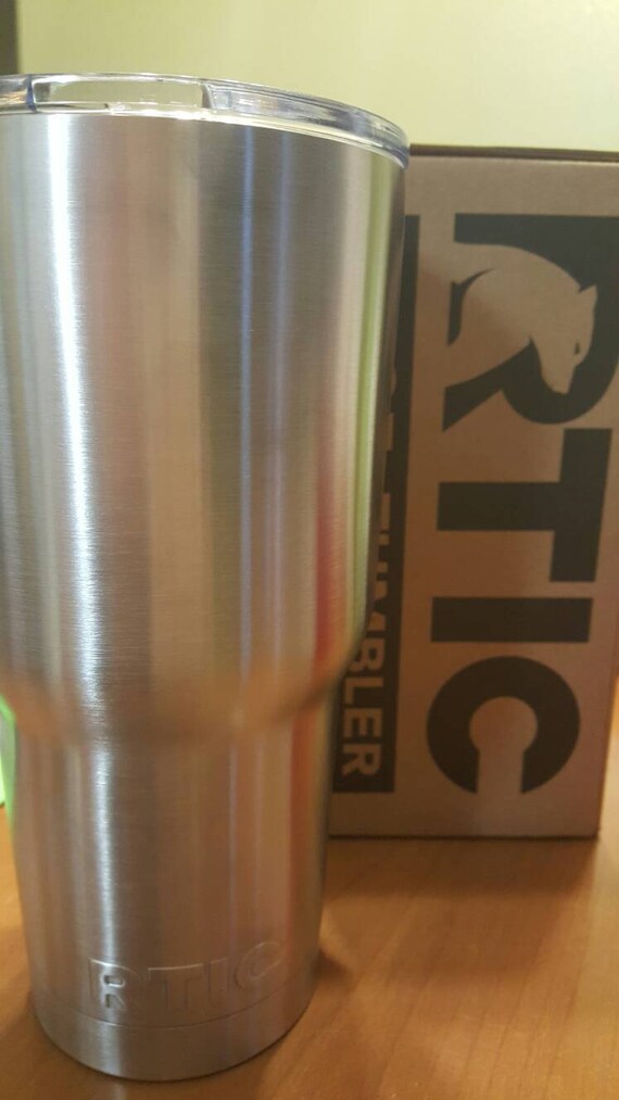RTIC 30 ounce customized tumbler compare to YETI Hand