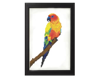 Bird cross stitch | Etsy