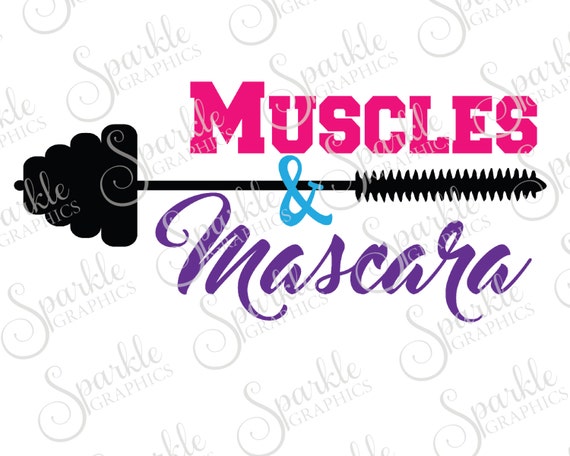 Download Muscles And Mascara File Fitness SVG Workout Gym Ladies Weight