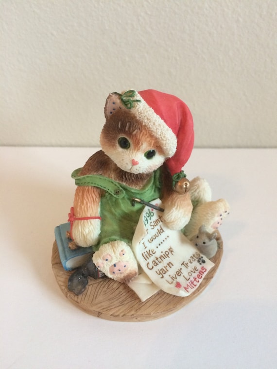 enesco calico kittens nativity