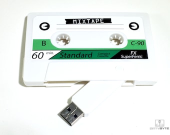 Mixtape Cassette Tape Flash Drive 4/8GB