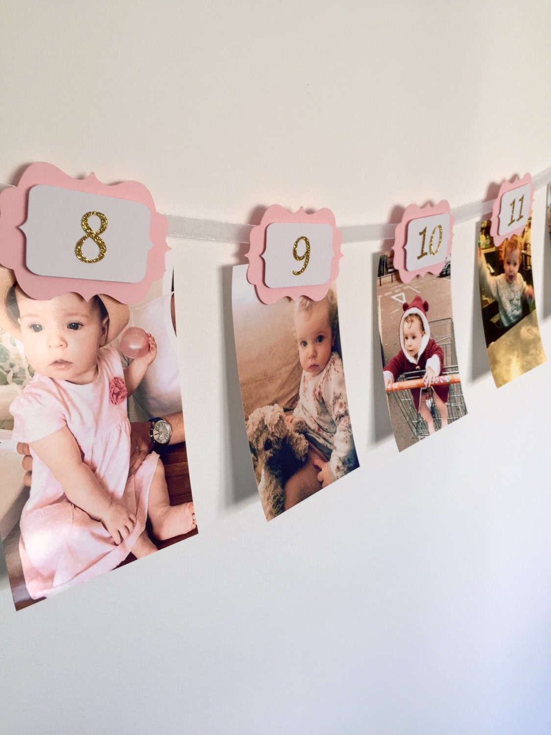 1 12 month birthday banner