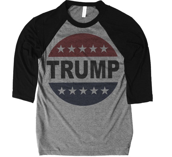 Retro Trump 2016 Button Long Sleeve Shirt by GoodTimeThreads