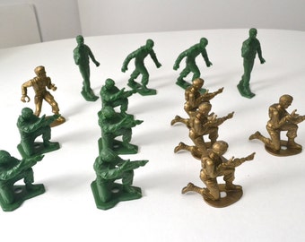 Vintage 1960s toy army men – Etsy