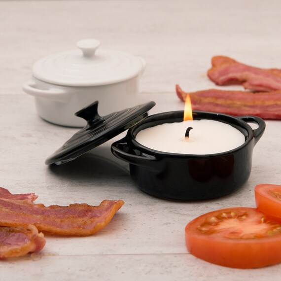 Bacon Scented Candle In A Casserole Dish by MarvlingBrosLtd