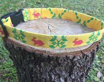 Bunny Dog Collar - Easter Dog Collar - Spring Dog Collar - Bunny Harness - Bunny Leash